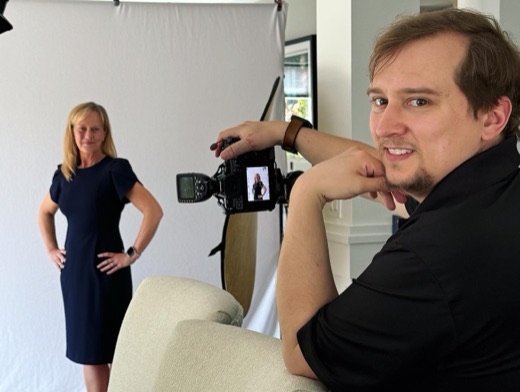 Behind the scenes on a ProLight Media shoot