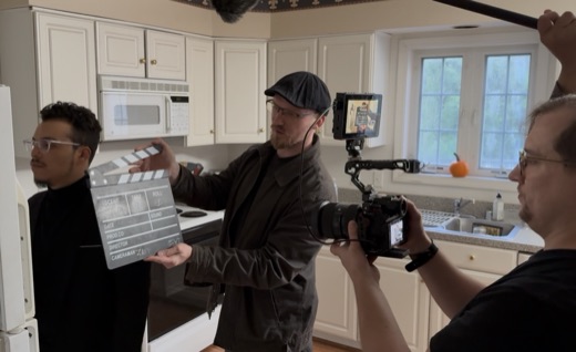 Behind the scenes on a ProLight Media shoot