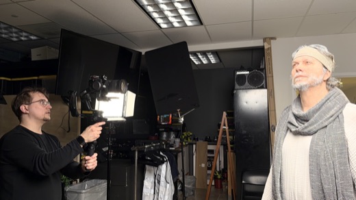 Behind the scenes on a ProLight Media shoot