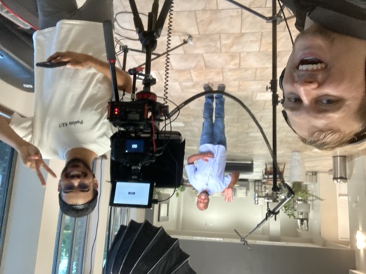 Behind the scenes on a ProLight Media shoot